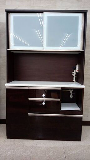 ★ジモティ割あり★ ニトリ レンジボード ブラウン H200×D45×W120.5 クリーニング済み TJ7632