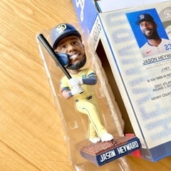 LA DODGERS 23 JASON HEYWARDバブルヘッド人形の画像