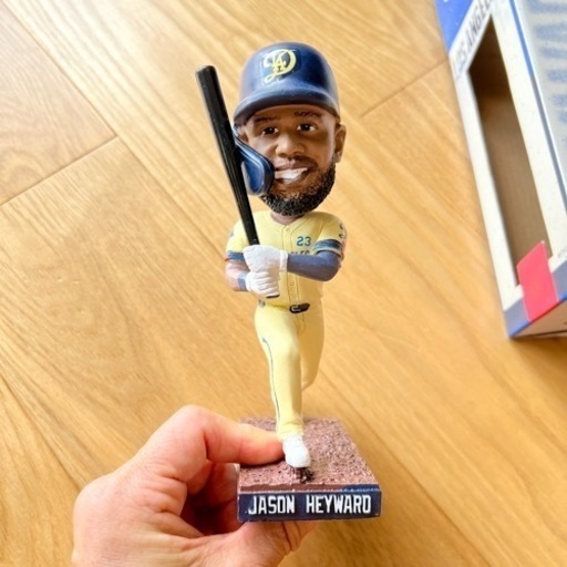 LA DODGERS 23 JASON HEYWARDバブルヘッド人形