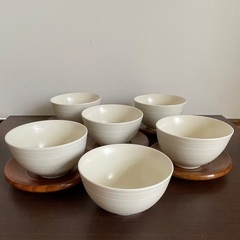 湯呑み茶碗6個.茶たく5枚　取りに来ていただける方に無料でお譲り...