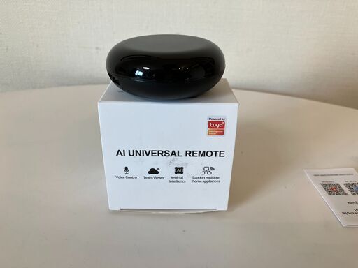 【新宿区手渡し】WiFi-IR リモコン、WiFi-IR リモコン IR コントロール Wi-Fi (2.4Ghz) 対応赤外線ユニバーサルリモコン、エアコン、テレビ、DVD 用 Tuya スマートライフアプリ使用 Alexa Google Home 音声コントロールと互換性あり