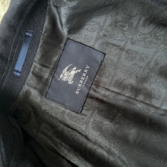 バーバリーロングコート　アンゴラの画像