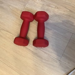 ダンベル2キロ×2の画像