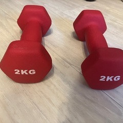 ダンベル2キロ×2