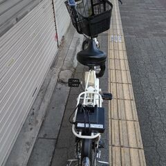 [Panasonic]GYUTTO mini(ギュット・ミニ)20吋電動アシスト自転車 12Ahバッテリー+充電器+キー2本付(アクティブホワイト)の画像
