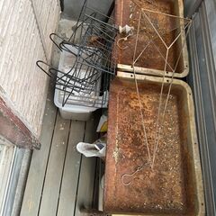 値下げ！！【レトロ】ガーデニング 机 オブジェ 多肉植物にの画像