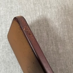 Apple 純正　レザーケース　iPhone12 スマホケースの画像
