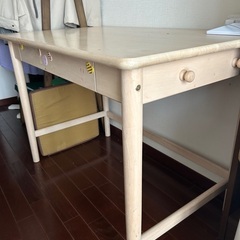 ベルメゾン学習机　木製　100(幅)x60x70(高さ)の画像