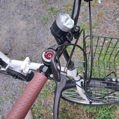 自転車　折り畳み　20インチ　切り替え付きの画像