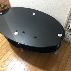 テーブル ガラステーブル 100cm センターテーブル ローテーブルの画像