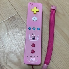 Wiiリモコン　ピーチエディション　シリコンジャケット付き