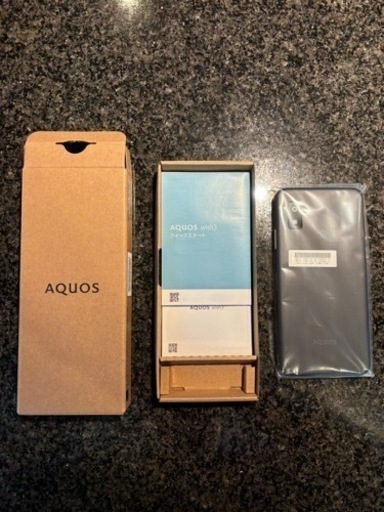 AQUOS wish3 Black 新品未使用