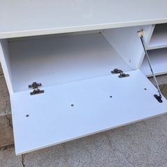 ニトリ　テレビ台　テレビボード　ローボード　ホワイト　白　　の画像
