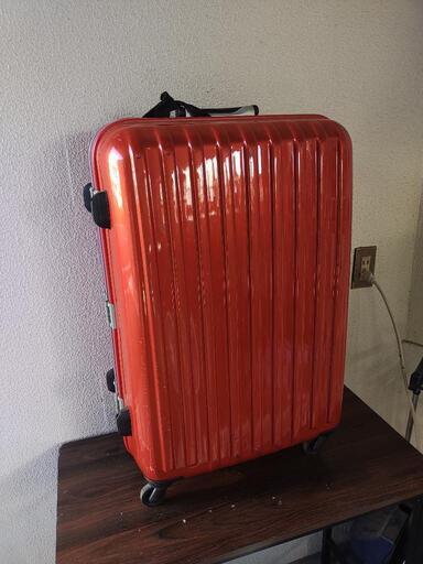 トラベル 旅行 スーツケース キャリー バッグ　レッド　赤
