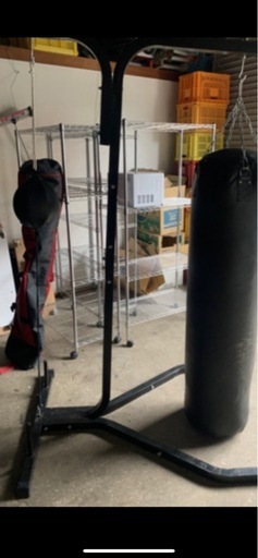 hirokie　ファイティングロード　サンドバッグ スタンド付き 黒 hirokie ファイティングロード サンドバッグ スタンド付き 黒