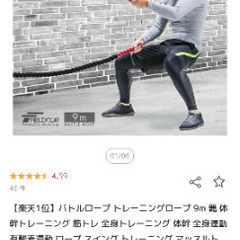 トレイニングロープ&プッシュアップバー　中古の画像