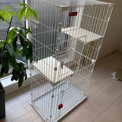 アイリスオーヤマ スリムキャットケージ2段 iris pets 猫