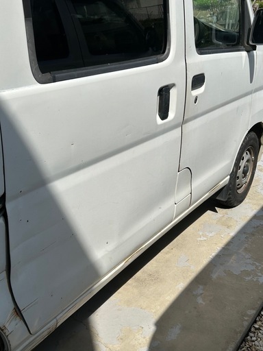 「商談中」車、ハイゼットカーゴ　ベース車か部品取り