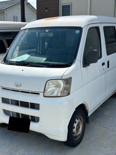 「商談中」車、ハイゼットカーゴ　ベース車か部品取り