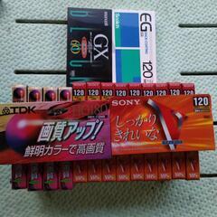 ビデオテープ　VHS S-VHS-C video8の画像
