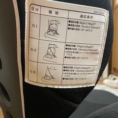 ジュニアシートの画像