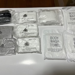 【新品】ホテルアメニティ　 使い捨て／スリッパ／歯ブラシ／ボディタオル／髭剃り等の画像