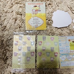 カードなど　ポムポムぷりん　サンリオ　7点セットの画像