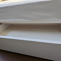 ダブルベッドマットレス＆フレーム8/15までの画像