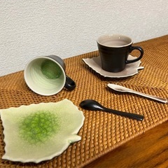 ★未使用★コーヒー•ティーカップ&ソーサー　菓子皿の画像