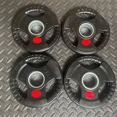 【新品】バーベルプレート 2.5kg×4枚 ラバー オリンピック...
