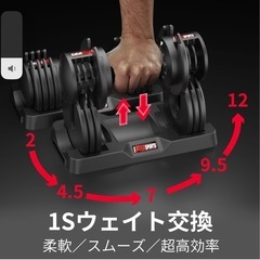 ダンベル　可変式　ほぼ新品！の画像