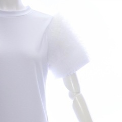 【未使用】clear 袖フリルデザイン半袖カットソーの画像