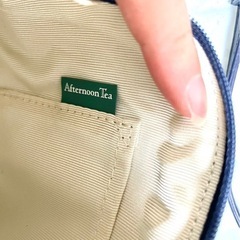 【新品】アフターヌーンティー 鞄 紺 青　斜め掛け ショルダーバックの画像