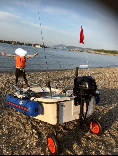 引き取り限定‼️3m未満組立てボート（分割ボート） D-255PX2