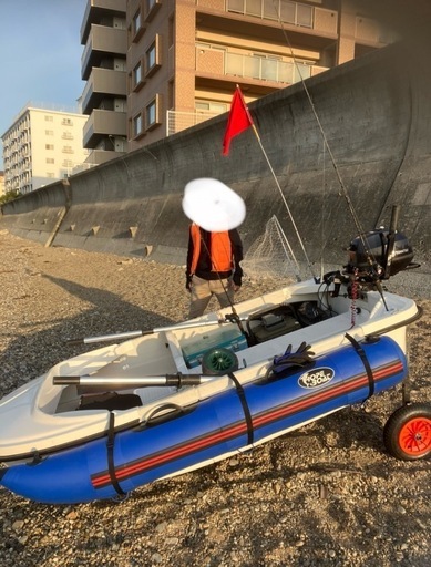 ‼️引き取り限定‼️3m未満組立てボート（分割ボート） D-255PX2