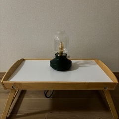 IKEA ベッドトレイ　テーブルランプ　セット