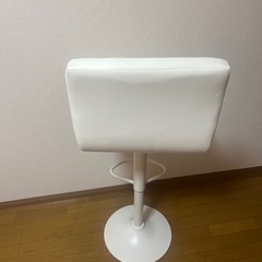 WY-451　カウンターチェア　白