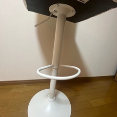 WY-451　カウンターチェア　白の画像