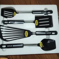 【新品未使用】非売品　MAX FACTOR Nylon Heab Kitchen Tool Set FIRST EDITION 1988年度MFC記念品　ナイロンヘッドキッチンツールセット　の画像