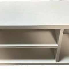 テレビ台 キャスター付き 白　