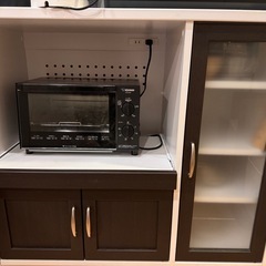 💛売れました🤗💛★美品★レンジ台兼食器棚