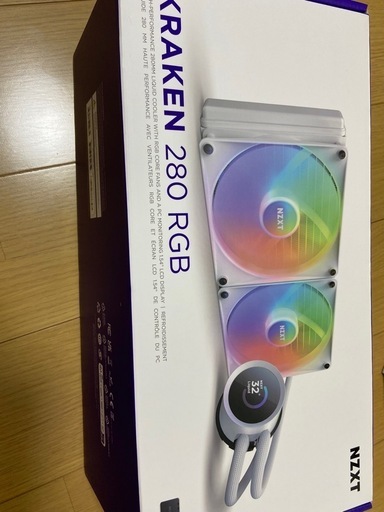 CPUクーラー　NZXT KRAKEN280RGB
