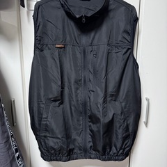 [Ustar] ファン付きベスト  空調作業服  黒　XLサイズ