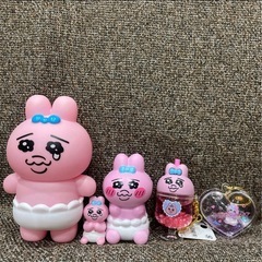 おぱんちゅうさぎ　キーホルダー　ソフビ色々セット