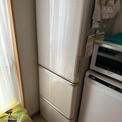 シャープ どっちもドア 3ドア冷蔵庫 自動製氷 2015年製