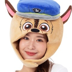 新品　パウパトロール　チェイス　フェイスキャップ　帽子　コスプレ