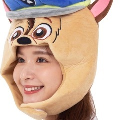 新品　パウパトロール　チェイス　フェイスキャップ　帽子　コスプレの画像