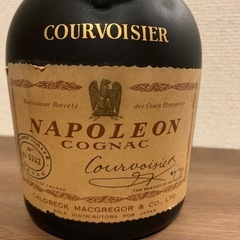 【未開栓】 COURVOISIER NAPOLEON COGNAC クルボアジェ ナポレオン　コニャック　ブランデー　お酒　古酒の画像