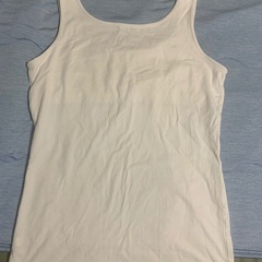 値下げ　スポーツタンクトップ白色の画像