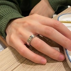 新品ファッション、かっこいい指輪